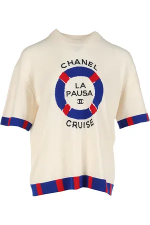 CHANEL Top La Pausa de punto 1986-1988