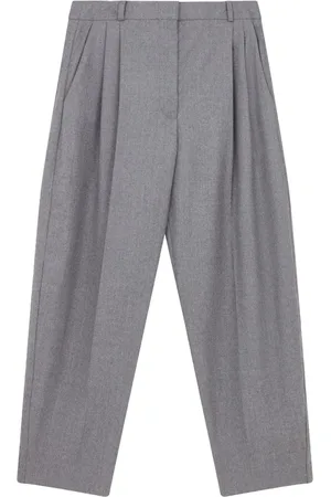 Stella McCartney Pantalones capri con pinzas