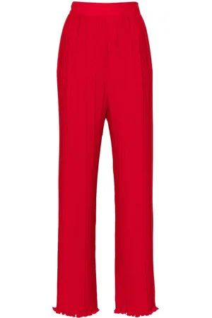 Lanvin Pantalones rectos con pinzas