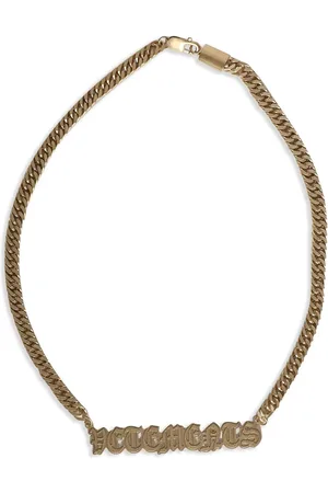 Vetements Collar con logo gótico