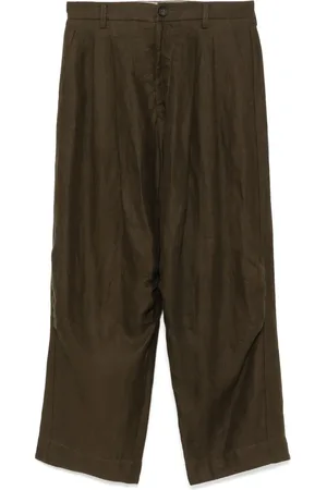 ZIGGY CHEN Pantalones ajustados con pinzas