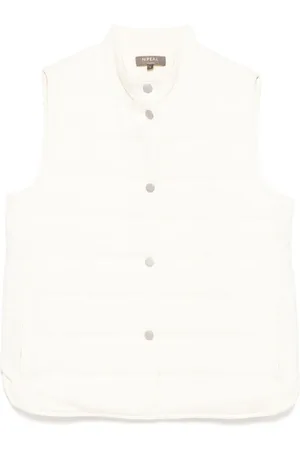 N.PEAL Chaleco Button Through acolchado