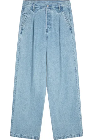 DRIES VAN NOTEN Pantalones vaqueros anchos con pinzas