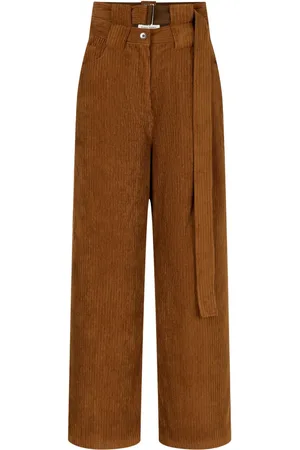Studio Tomboy Pantalones de pana con pinzas