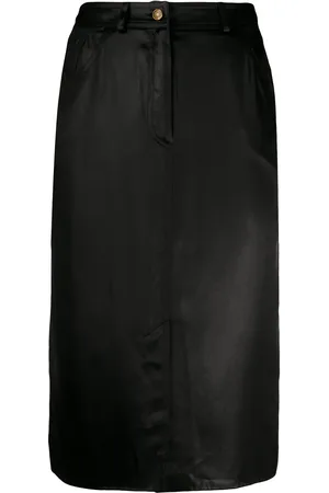 Dior Falda de tubo con cinco bolsillos 1990