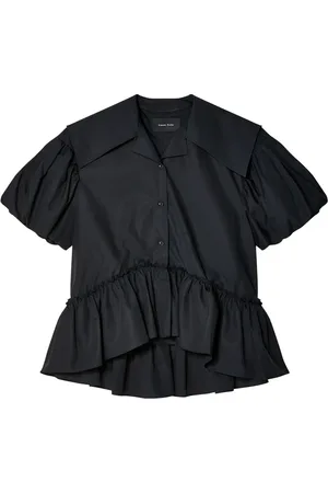 Simone Rocha Camisa corta estilo marinero