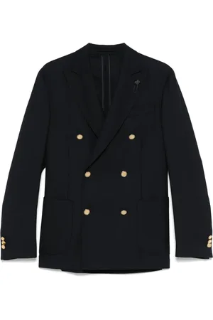 LARDINI Blazer con detalle de broche