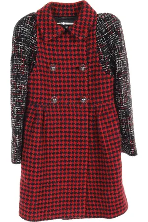 CHANEL Abrigo con motivo pied de poule 1986-1988