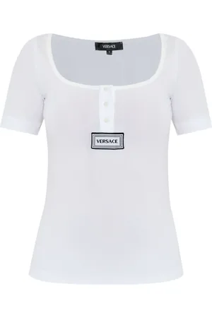 VERSACE Camiseta con aplique del logo