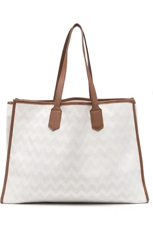 ELEVENTY Bolso shopper con motivo chevron
