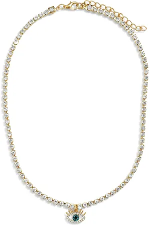 Hzmer Jewelry Collar con apliques de strass