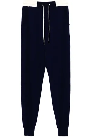 N.PEAL Pantalones joggers Cash de algodón y seda
