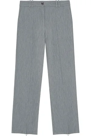 Ganni Pantalones rectos con pinzas