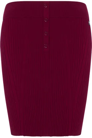 Moschino Falda de tubo de canalé