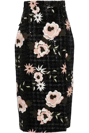 Elie saab Falda con bordado