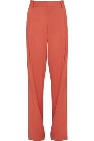 Victoria Beckham Pantalones anchos con pinzas