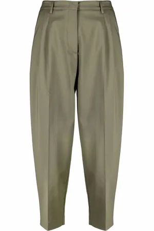 BLANCA Pantalones capri con pinzas