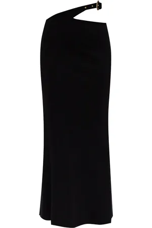 VERSACE Falda midi con aberturas