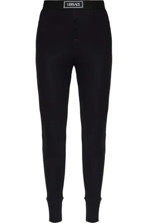 VERSACE Leggins con parche del logo