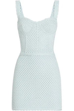 Dolce & Gabbana Vestido corto de ganchillo
