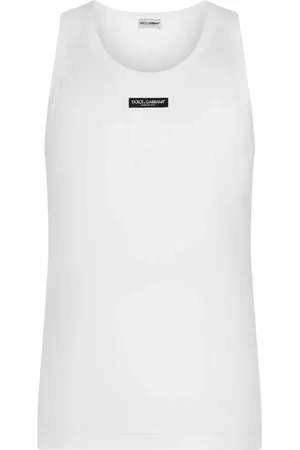 Dolce & Gabbana Top con parche del logo