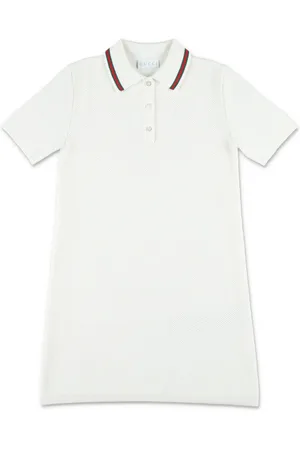 Gucci Vestido con tribanda Web