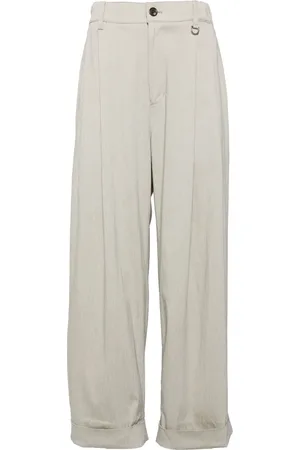 SONGZIO Pantalones anchos con pinzas