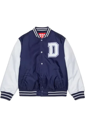 Diesel Chaqueta bómber con aplique del logo