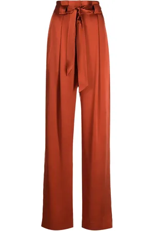 Michelle Mason Pantalones de talle alto con pinzas