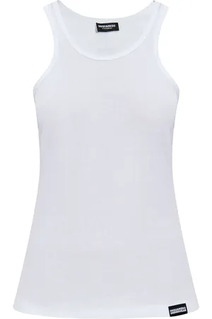 Dsquared2 Camiseta sin mangas con aplique del logo