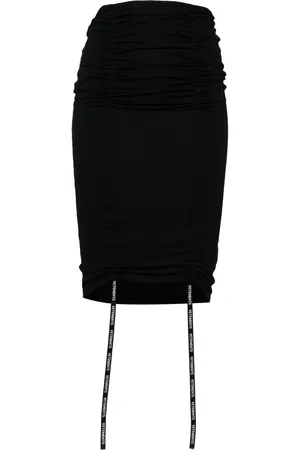 Vetements Falda de tubo fruncida