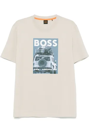 HUGO BOSS Camiseta con fotografía estampada