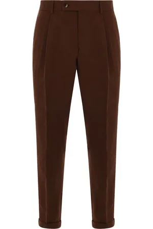 CARUSO Pantalones rectos con pinzas