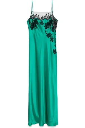 CARINE GILSON Slip dress con encaje