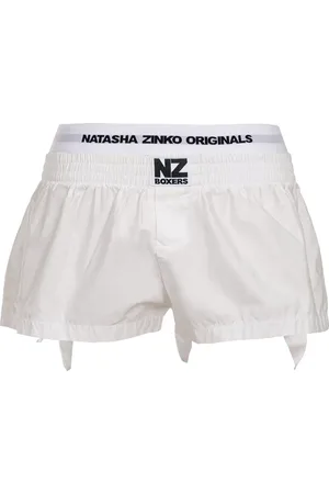 Natasha Zinko Pantalones cortos con volantes