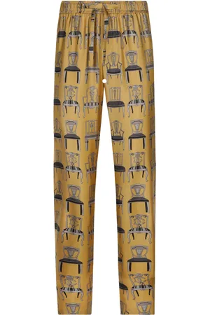 Dolce & Gabbana Pantalones de estar por casa con estampado gráfico
