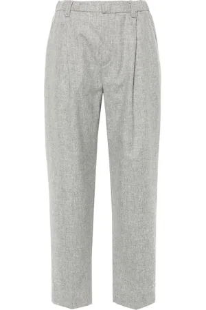 Brunello Cucinelli Pantalones ajustados con pinzas