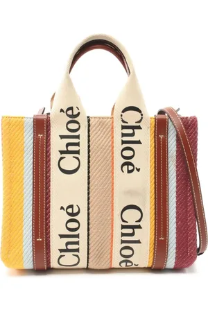 Chloé Bolso satchel Canvas Woody pequeño 2010