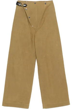 Nanushka Pantalones rectos con pinzas