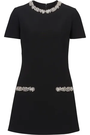 Balmain Vestido tubo bordado