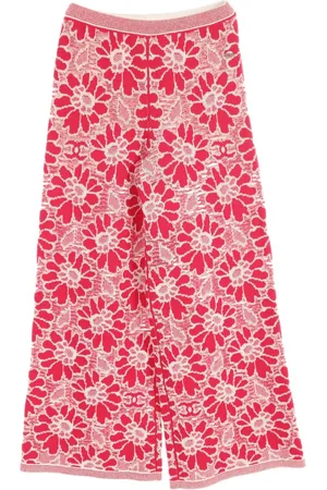 CHANEL Pantalones anchos Flower 1986-1988