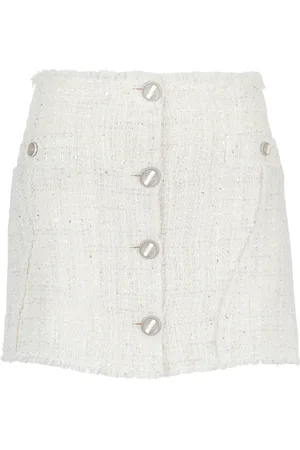 GCDS Falda corta de tweed