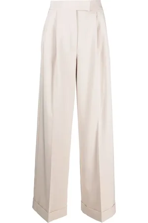 D.EXTERIOR Pantalones acampanados con pinzas