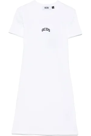 GCDS Vestido corto con logo bordado