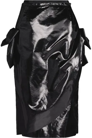 Maison Margiela Falda midi asimétrica