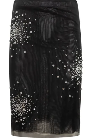 Des Phemmes Falda con apliques de strass