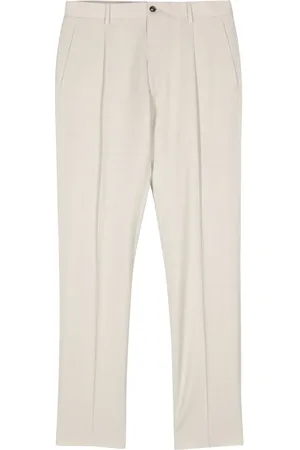 MOORER Pantalones rectos Vieste con pinzas