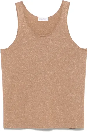 Brunello Cucinelli Top de lúrex