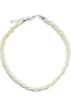 Hzmer Jewelry Collar con detalle de perlas