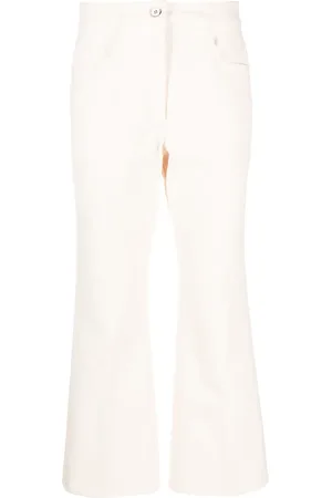 Jil Sander Pantalones acampanados con pinzas
